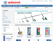 Tablet Screenshot of miskovicdoo.com
